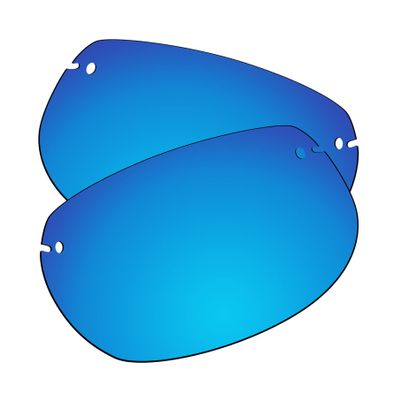 EZReplace Lenses Replacement Compatible with Maui Jim Banyans MJ412-70mm Sunglasses (Polarized Lenses) - Fits Maui Jim Banyans Frame (Ice Blue)