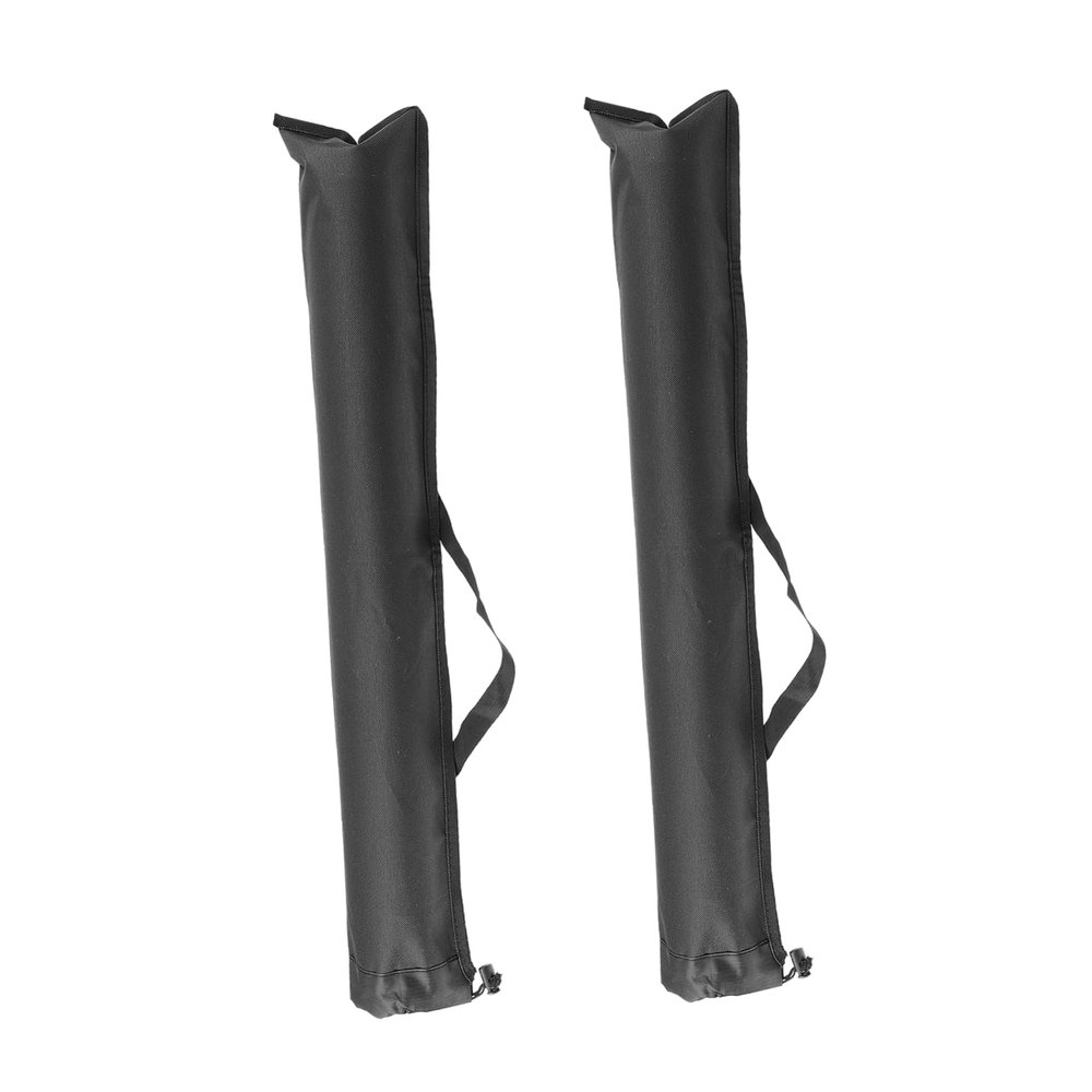 2pcs Alpenstock Buggy Bag Organizer Travel Storage Bag Trekking Pole Hiking Pole Bag Women Cane Bag Carrier Camping Walking Stick Folding Walking Poles Bags Black Oxford Cloth