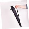 2pcs Alpenstock Buggy Bag Organizer Travel Storage Bag Trekking Pole Hiking Pole Bag Women Cane Bag Carrier Camping Walking Stick Folding Walking Poles Bags Black Oxford Cloth view 4