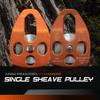 ARMBURY Hurth Climbing Pulley - Single Sheave Pulley for Hauling, Rock Climbing, Mountaineering, and Rescue view 3
