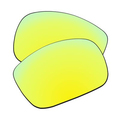 EZReplace Lenses Replacement Compatible with Von Zipper Elmore Sunglasses (Polarized Lenses) - Fits Von Zipper Elmore Frame (Golden Yellow)