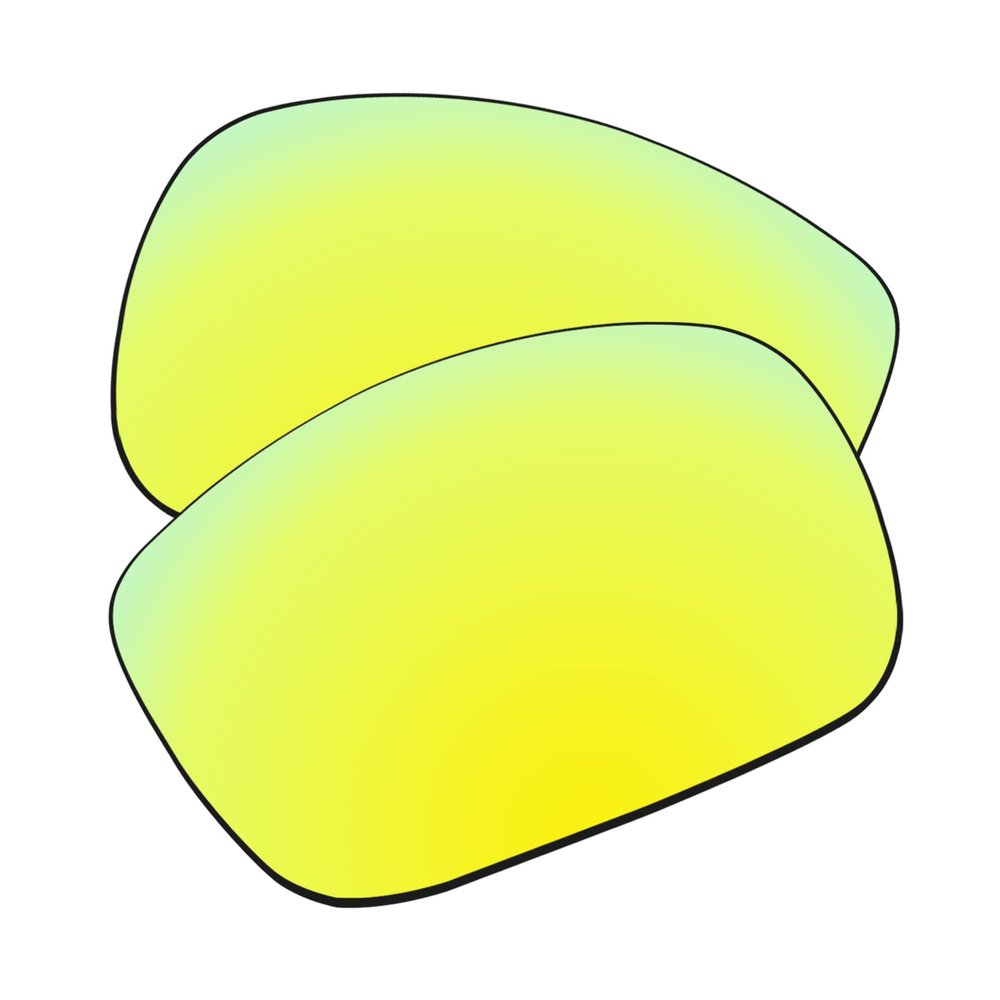 EZReplace Lenses Replacement Compatible with Von Zipper Elmore Sunglasses (Polarized Lenses) - Fits Von Zipper Elmore Frame (Golden Yellow)
