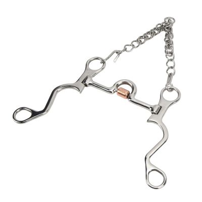 Tnfeeon Pelham Horse Bit Strong Stainless Steel Horse Bit for Horse Riding Equestrian Performance Horse Mouth Bit and Bit