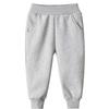 1-9T Kids Boy Girl Winter Cotton Pants Jogger Pants Plush Elastic Sweatpants Active Sport Trousers Bottoms Leggings (Gray,2-3Y,2 Years,3 Years) view 1