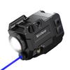 SIXRAY 500 Lumens Pistol Light with Blue Beam Laser Combo, Magnetic Charging Strobe Mode Tactical Flashlight for Picatinny 1913 Rail Mounted Pistol Light Laser view 1