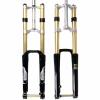 BUCKLOS 26 MTB Bike Suspension Fork 180mm Travel, Bicycle Magnesium Alloy Downhill Forks 20mm Axle, 1-1/8" Threadless Mountain Bikes Fork view 1