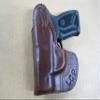 Azula Fully Lined IWB in The Waist Band Leather Concealed Carry Holster for CZ P-09 CCW Brown RH view 2