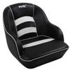 MSC Bucket Pontoon Boat Seat (Black/White) view 3