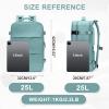 coowoz Travel Backpack For Women Men,Carry On Backpack,Hiking Backpack Waterproof Outdoor Sports Rucksack Casual Daypack Travel EssentialsBlue view 2