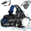 Wrrozz LED Headlamp Rechargeable Head Lamps, Super Bright Head Lights for Forehead, Waterproof Adults Head Flashlight Headlights for Camping, Running, Hiking, Fishing view 1