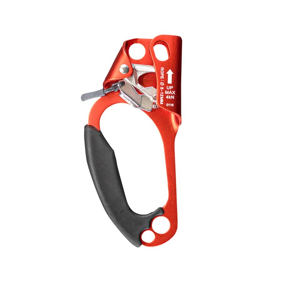 ARMBURY Lift Hand Ascender - Climbing Lift Ascender Used for Rock Climbing, Caving and Rescue (Left Hand)