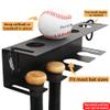MIUONO Baseball Bat Wall Mount, Baseball Holder and Bat Rack Mount on Wall for Display, Fence Dugout Organizer Heavy Duty Steel for Long Time Usage view 4