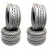 (4) 18x8.50-8 Standard Oem Size Golf Cart tires Sawtooth Design 18x850-8 Tires Only 18x850x8 view 1