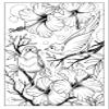 CREATIVE EXPRESSIONS CLEAR STAMP 6X4 TWEETHRTS, Transparent view 1
