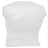Epic Youth Sleeveless Compression Crew Shirt White M view 2