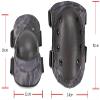 Bargain Crusader Military Tactical Knee Pad Elbow Pad Set Airsoft Knee Elbow Protective Pads Combat Paintball Skate Outdoor Sports Safety Guard Gear (Black Python Pattern, M, 4pcs Set) view 3