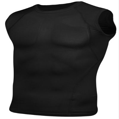Epic Adult Sleeveless Compression Crew Shirt Black XL