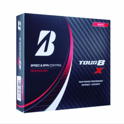 Bridgestone Tour B X Golf Balls, 2022 Model, 12 Balls, White