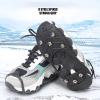 Ice Snow Grips,Anti-Slip Ice Cleats Shoe Spikes Crampons 8 Steel Spikes Walk Traction Snow Grips Traction Snow Grips Walk Traction Cleats(L) view 2