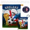 Ornament Collection World Cup England Soccer Garden House Flag-Set Sports Game Goal Ball Football Entertainment Activity Physical Decoration Banner Small Yard Gift Double-Sided, Made in USA view 4
