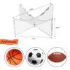 Acrylic Basketball Stand, Simple and Stylish Football Display Stand Storage Holder for Volleyball Rugby Soccer Case Rack (3.54x1.3 inch; 9x3.3 cm) view 2