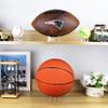 Acrylic Basketball Stand, Simple and Stylish Football Display Stand Storage Holder for Volleyball Rugby Soccer Case Rack (3.54x1.3 inch; 9x3.3 cm) view 3