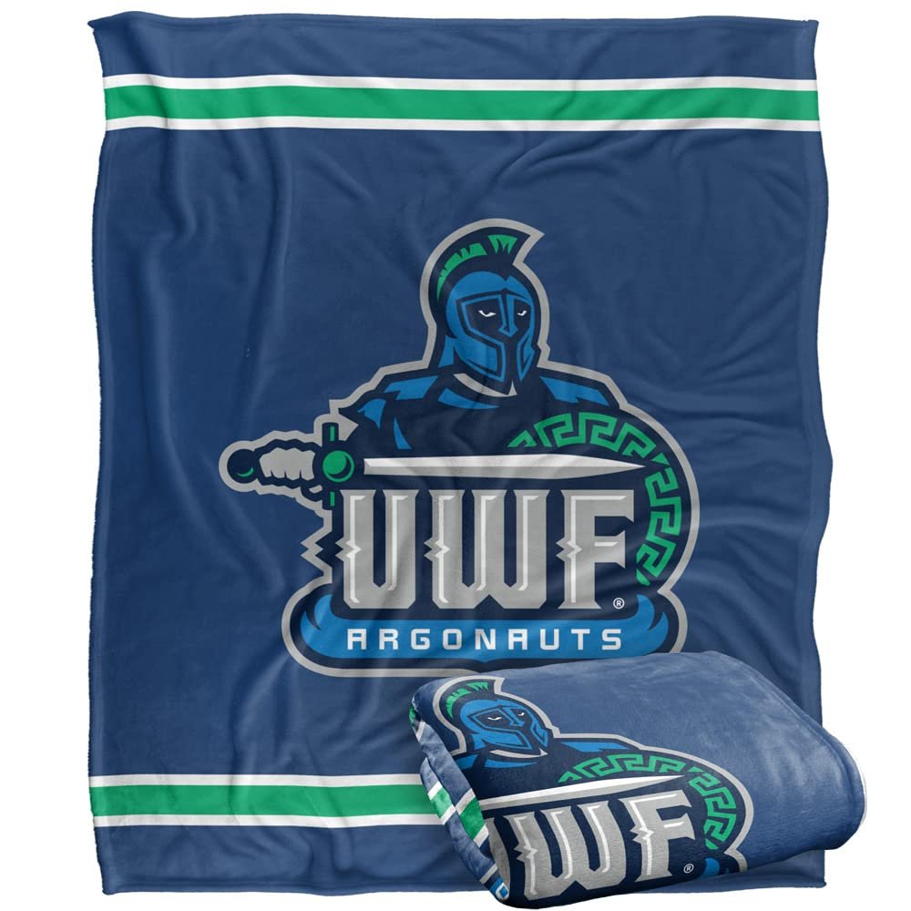 University of West Florida Argonauts Blanket, 50"x60" Primary Logo, Silky Touch Super Soft Throw