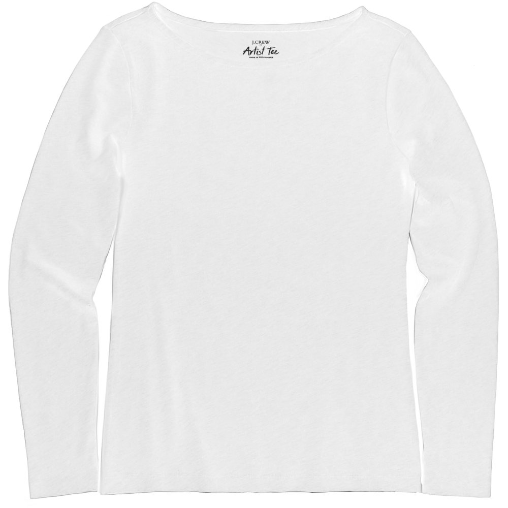 J.Crew Mercantile Women's Artist Tee, XL, White, Style H5969