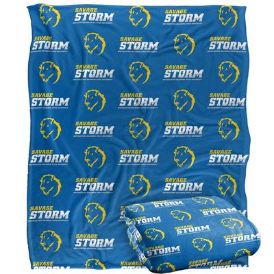 Southeastern Oklahoma State University Savage Storm Blanket, 50"x60" Logo Pattern, Silky Touch Super Soft Throw