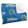 Southeastern Oklahoma State University Savage Storm Blanket, 50"x60" Logo Pattern, Silky Touch Super Soft Throw view 3