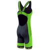 Synergy Women's Tri Suit - One Piece Triathlon Open Back Trisuit (Black/Citrus Lime, X-Small) view 4