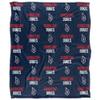 Duquesne University Dukes Blanket, 50"x60" Logo Pattern, Silky Touch Super Soft Throw view 2