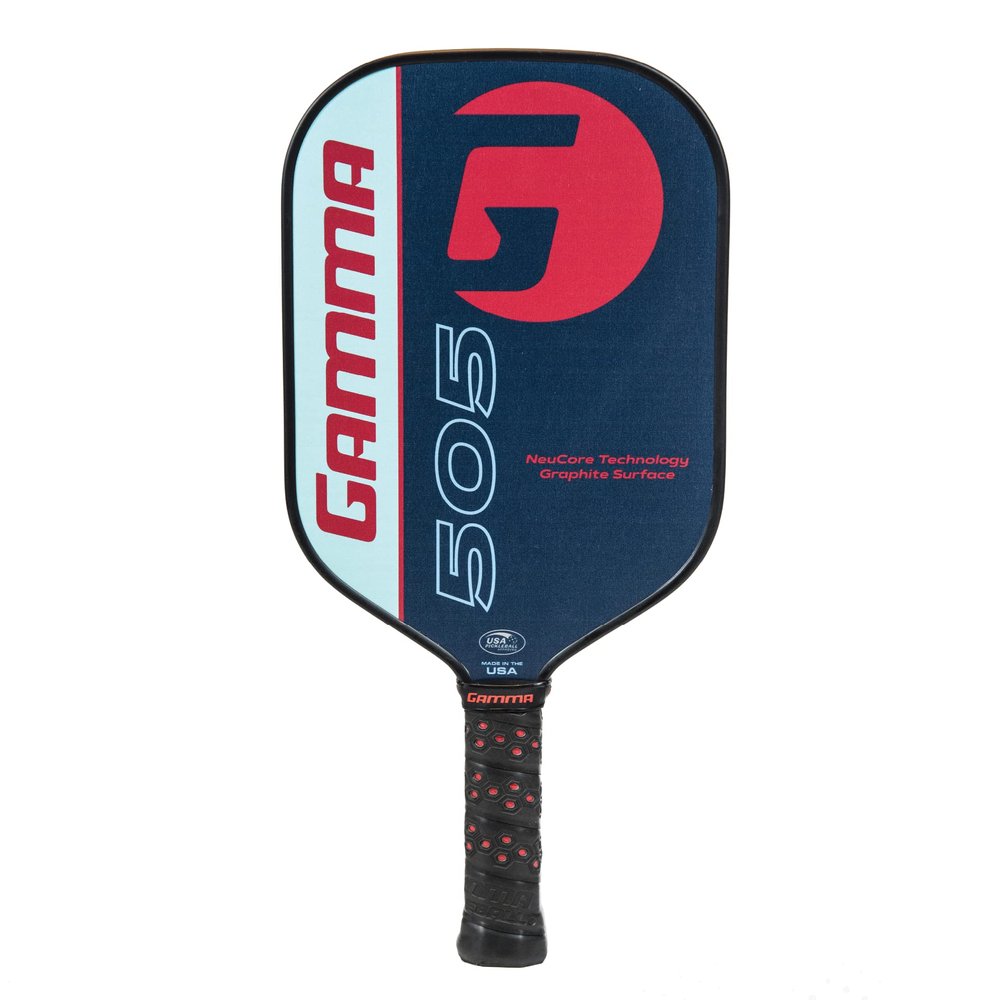 GAMMA Sports Adult 505 Pro Pickleball Paddle, Textured Graphite-Face Paddle with Extended Handle