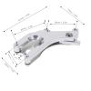 Bike Disc Brake Adapter, Mountain Bike Road Bike Disc Brake Conversion Seat for Cycling(Silver) view 2