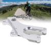 Bike Disc Brake Adapter, Mountain Bike Road Bike Disc Brake Conversion Seat for Cycling(Silver) view 4