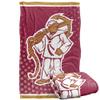 Rhode Island College Anchorman Blanket, 36"x58" Logo Dots, Silky Touch Super Soft Throw view 1