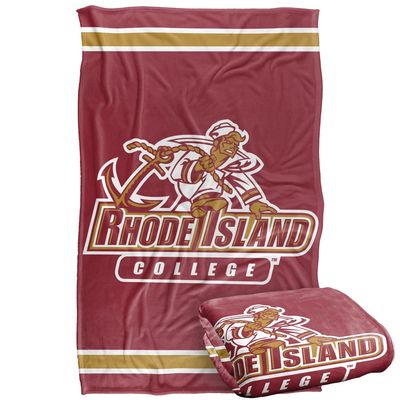 Rhode Island College Anchorman Blanket, 36"x58" Primary Logo, Silky Touch Super Soft Throw