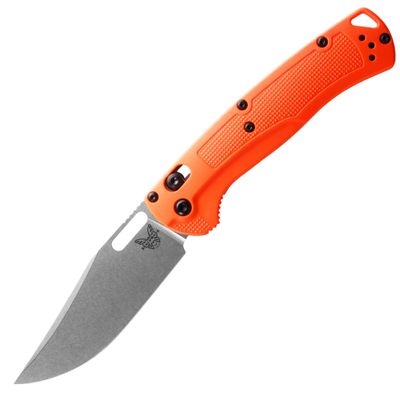Benchmade - Taggedout Knife, Slim, Ultralight Folding Hunting Knife, Plain Edge, Clip-Point Blade, From Food Prep to Field (15535)
