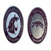 Mobile Pro Shop Golf Ball Markers with Hat Clip  Easily Attaches to Golf Cap  Made of Stainless Steel & Ideal for Professional Golfers (Washington State Cougars) view 2