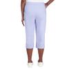 Alfred Dunner womens Plus-size Allure Clam Digger Capri Casual Pants, Iris, 24 Plus view 3