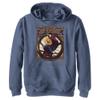 Marvel Dr. Strange Retro Seal Youth Pullover Hoodie Navy Heather view 1