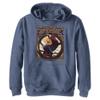 Marvel Dr. Strange Retro Seal Youth Pullover Hoodie Navy Heather view 2