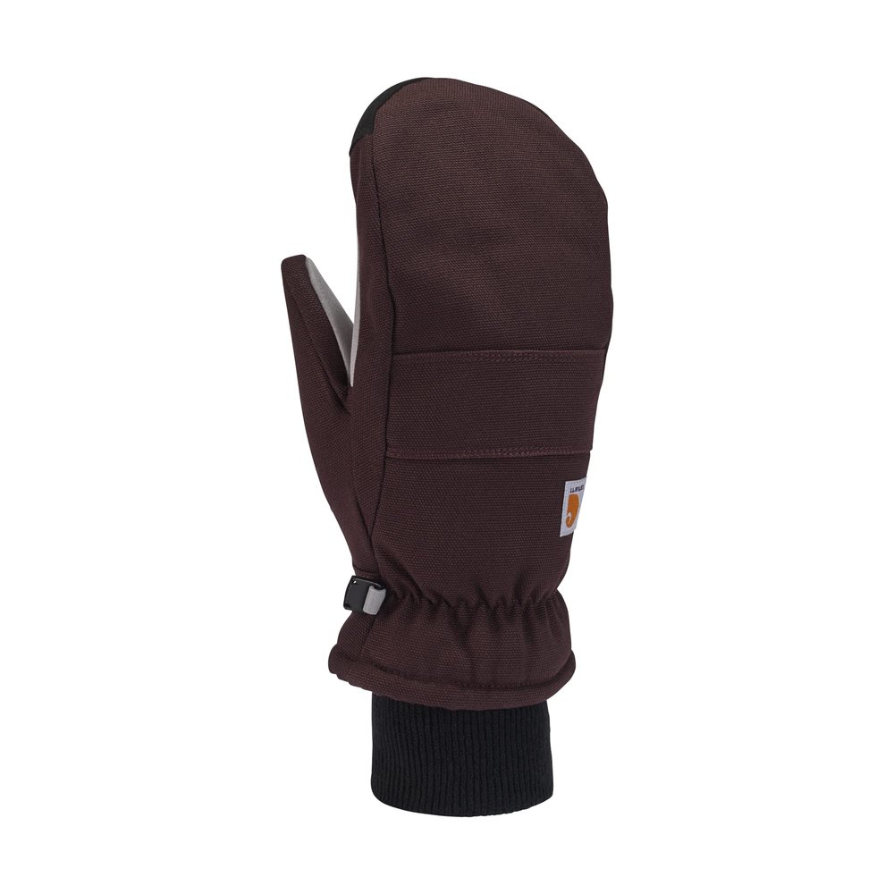 Carhartt Women's GL0800W Women's Insulated Duck Synthetic Leather Knit Cuff Mit - Medium - Blackberry