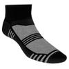 Jox Sox Socks for Men (Quarter, Black-Grey / 7-12) view 1