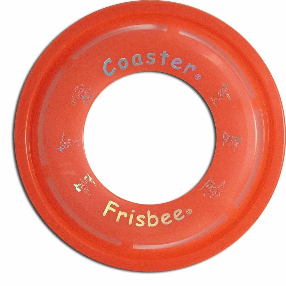 Wham-O Coaster Ring Frisbee - Single Flying Disc - Easy to Catch Orange
