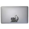 Skunk Peeker 5 inch Dark Gray Indoor Outdoor Vinyl Decal view 3