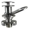 Pactrade Marine Boat Pontoon Deck Dockside Quick Release Fender Lock Stainless Steel 316 Mounting Pins Threaded Drain Plug NPT Docking Hole for Rope Line Secured Button Diameter (1/2" Pin) view 1