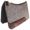 CHALLENGER Pony Western Contoured Wool Felt Moisture Wicking Saddle Pad Grey 39RT06CGP view 1