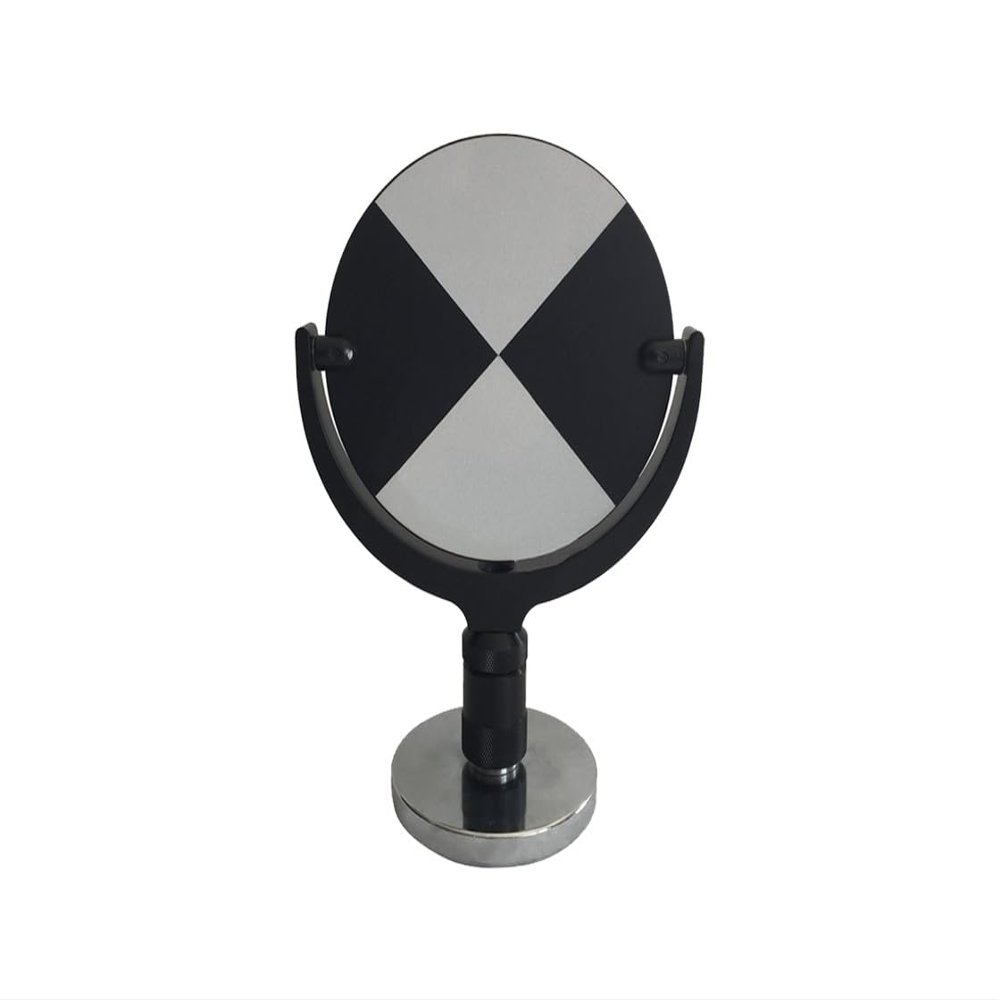 6 Black and White Tilting Circular Aluminum Target Plate