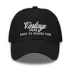 1941 80 Year Old Birthday Hat - Vintage 1941 Aged to Perfection- Hat for Man Woman - 80th Birthday Retro Gift Idea Black view 1